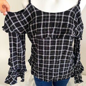 Cold Shoulder Flannel
